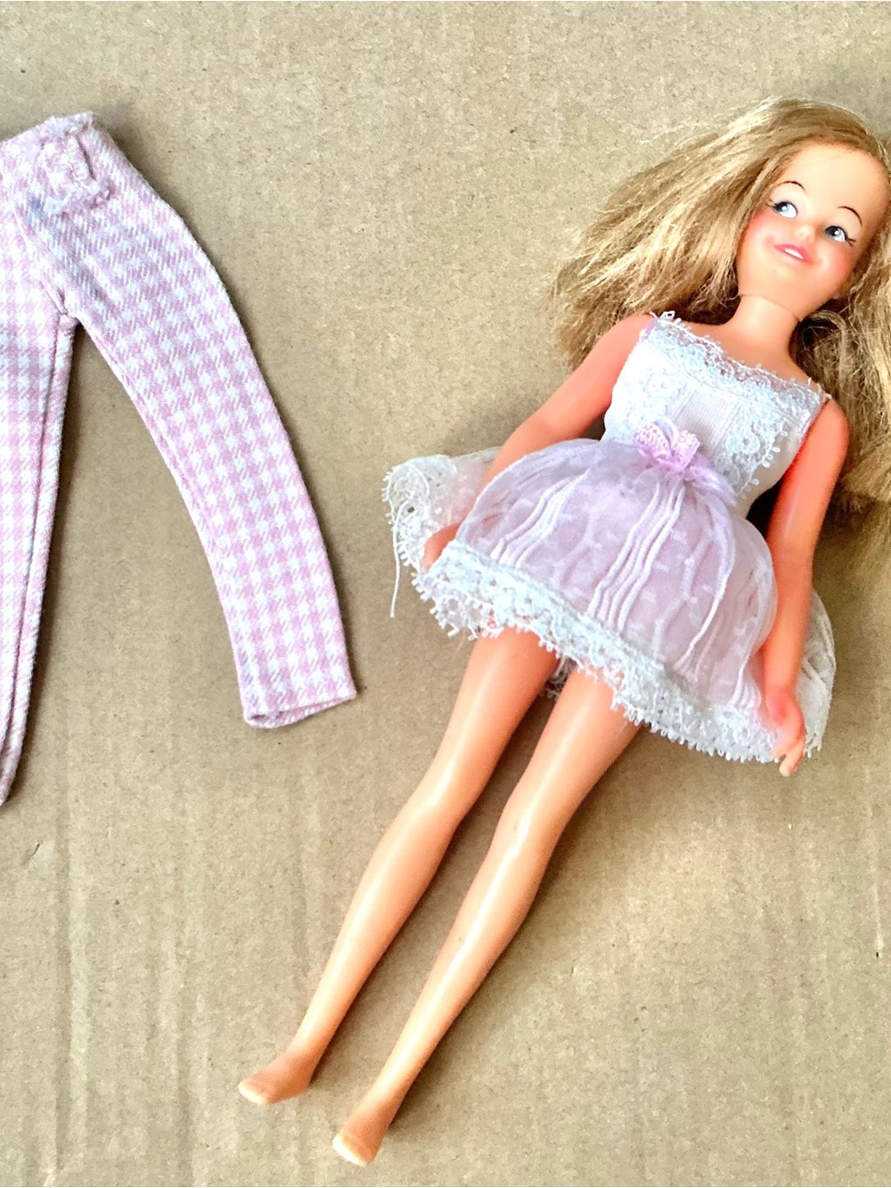 Ideal Tammy pepper friend dodi doll pos’n 1965 redressed vintage please read!
